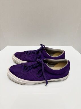Converse - Converse Custom One Star Foundational Purple Suede Shoes